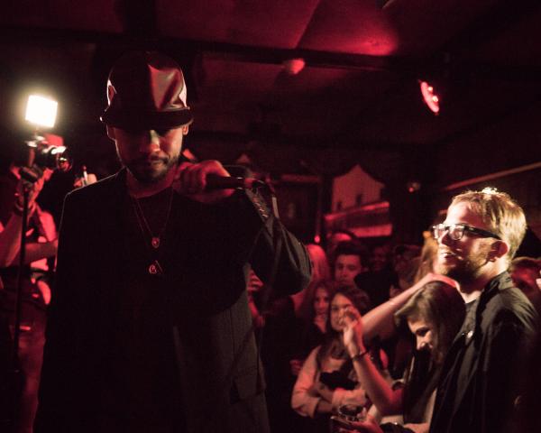 Miguel at Ortlieb's on 2013-10-19.