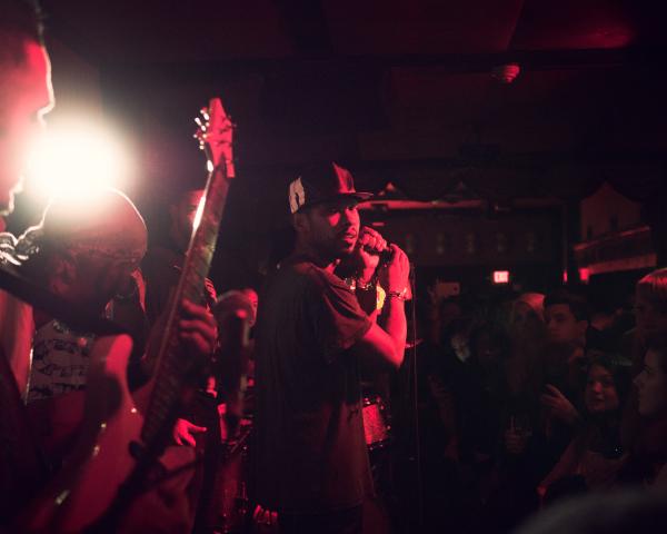 Miguel at Ortlieb's on 2013-10-19.