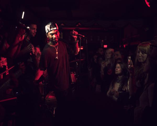 Miguel at Ortlieb's on 2013-10-19.