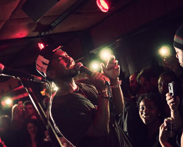 Miguel at Ortlieb's on 2013-10-19.