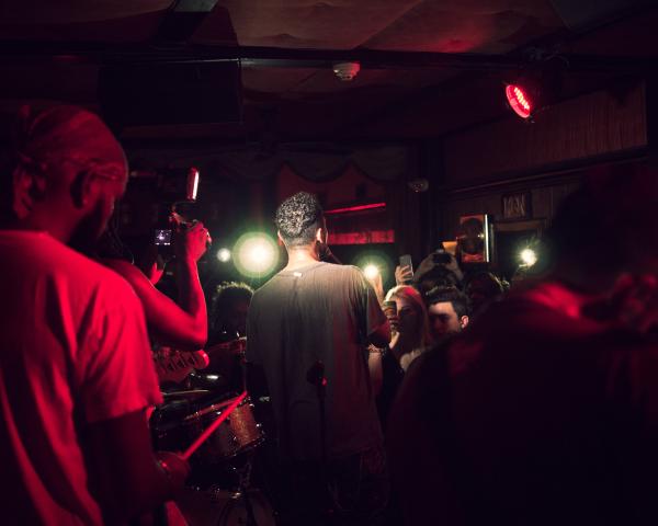 Miguel at Ortlieb's on 2013-10-19.