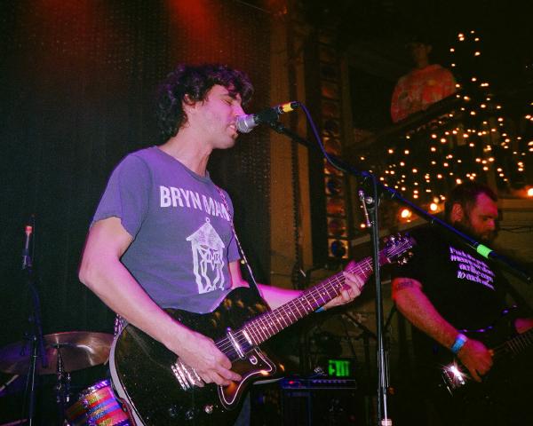 Algernon Cadwallader photographd by Scott Troyan in December 2022 at Johnny Brenda's.