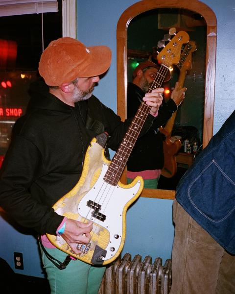 Algernon Cadwallader photographd by Scott Troyan in December 2022 at Johnny Brenda's.