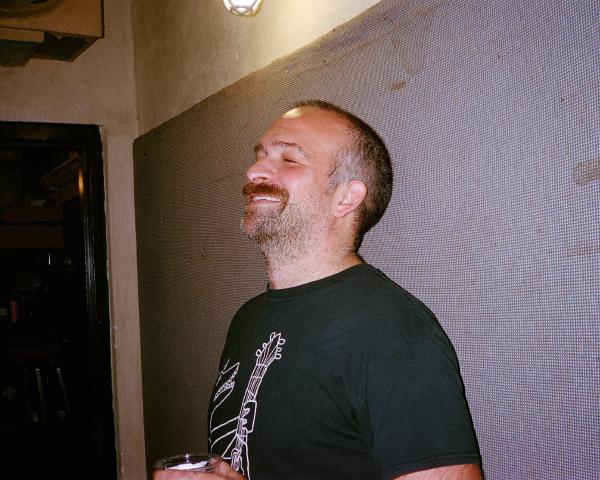 Algernon Cadwallader photographd by Scott Troyan in December 2022 at Johnny Brenda's.